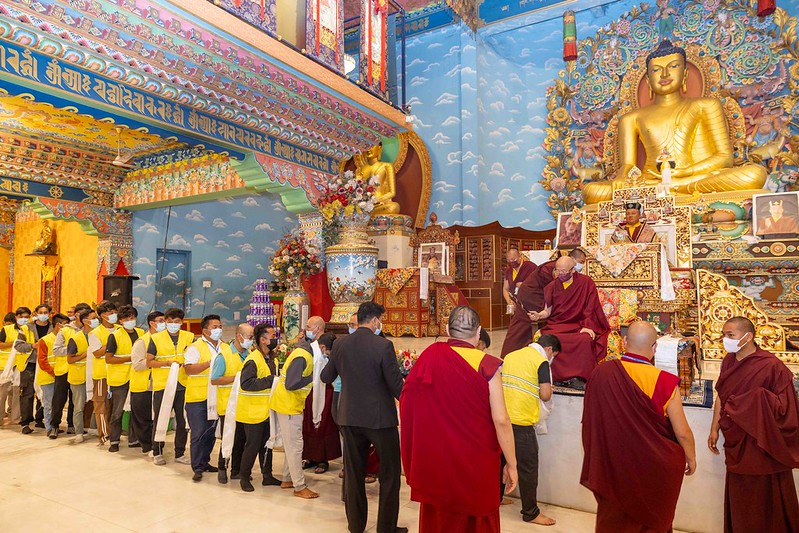 Special Audience with Drung Goshir Gyaltsab Rinpoche for Kagyu Monlam Volunteers and Friends of Kagyu Monlam Members